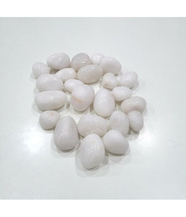 Indian Stones Natural Pebbles 25kg-White Rodi Super